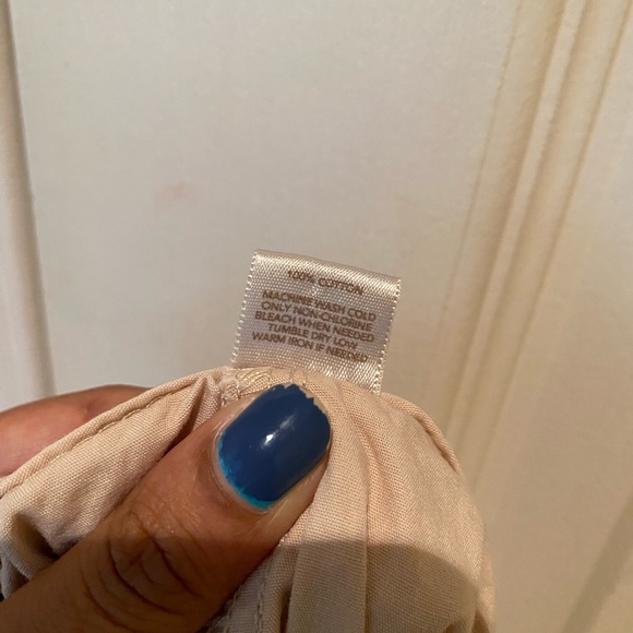 Loft beige cotton capris (00P) - Picture 4 of 4